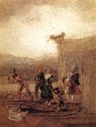 Francisco Goya Strolling Players china oil painting reproduction